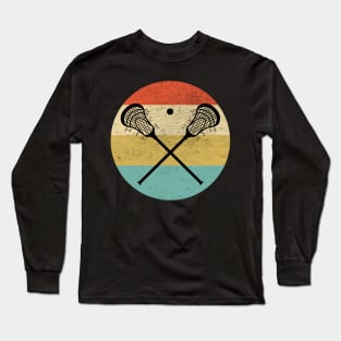 Lacrosse Retro Vintage Long Sleeve T-Shirt